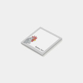 Post-it® Tête de coq gris (Incliné)