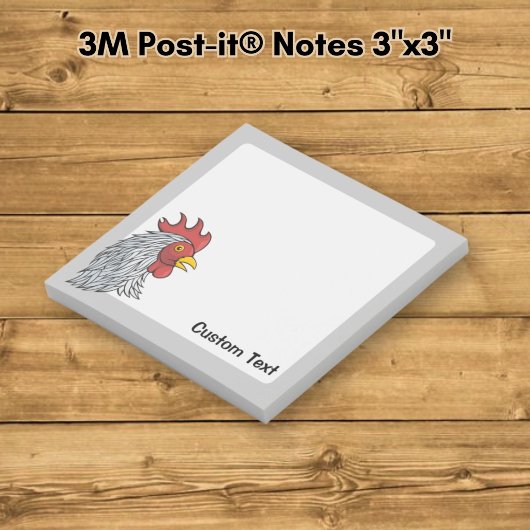 Post-it® Tête de coq gris