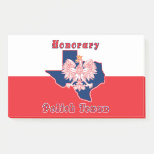 Post-it® Texan polonais honoraire