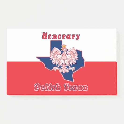 Post-it® Texan polonais honoraire (Devant)
