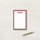Post-it® Texas A&M San Antonio (Sur un bureau)