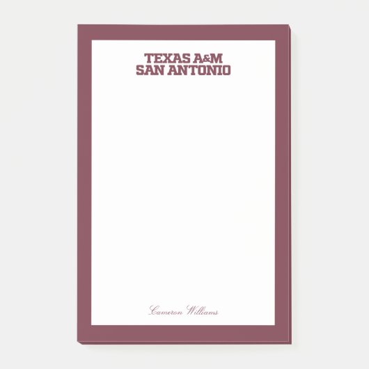 Post-it® Texas A&M San Antonio (Devant)