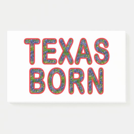 Post-it® Texas Born Bluebonnet (Devant)