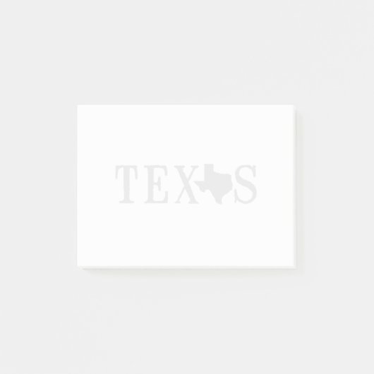 Post-it® Texas Name avec la lettre en forme d'état (Devant)