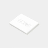 Post-it® Texas Name avec la lettre en forme d'état (Incliné)