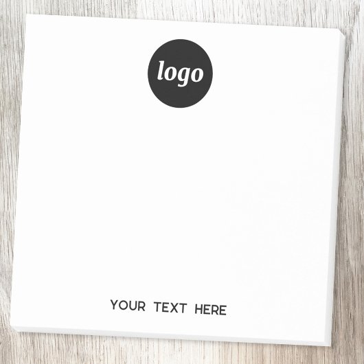 Post-it® Texte de logo simple pour promotion commerciale