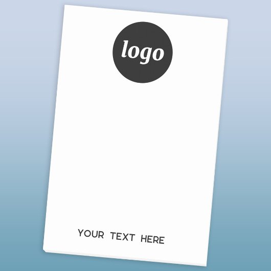 Post-it® Texte de logo simple pour promotion d'entreprise