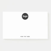 Post-it® Texte de logo simple pour promotion d'entreprise (Devant)