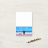 Post-it® Texte de photo personnalisé avec vos photos d'anim (Sur un bureau)