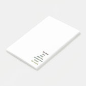 Post-it® Texte drôle de week-end (Incliné)