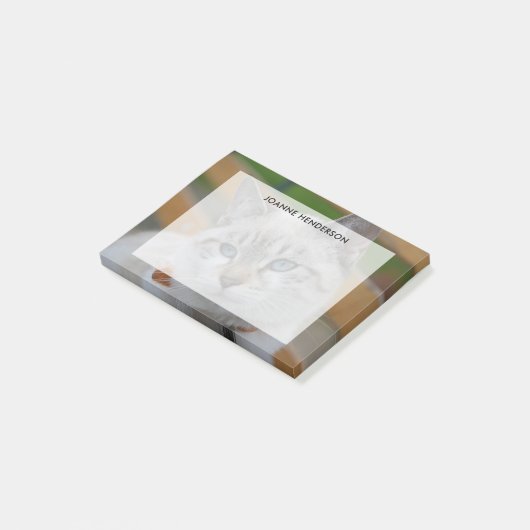 Post-it® Texte fait sur commande intégral de photo (Incliné)