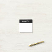 Post-it® Texte modifiable moderne en gras (Sur un bureau)