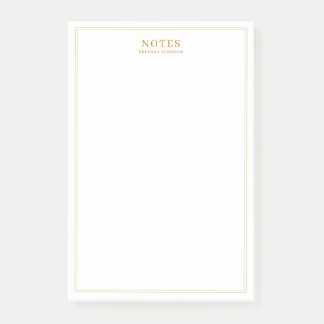 Post-it® Texte Or Élégant