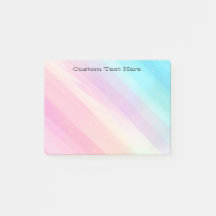 Texte personnalisé | Grandes lignes pastel