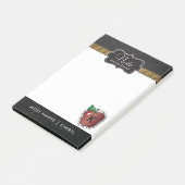 Post-it® Texte rustique du professeur | do-it-yourself de (Incliné)