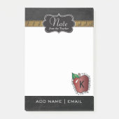 Post-it® Texte rustique du professeur | do-it-yourself de (Devant)