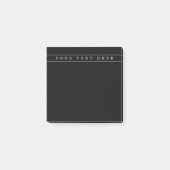 Post-it® Texte Simple Et Bandes Minces (Devant)