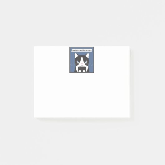 Post-it® Textes des notes de post-it des mitaines 4x3 (Devant)