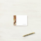 Post-it® Textile à motifs floraux répétitifs (Sur un bureau)