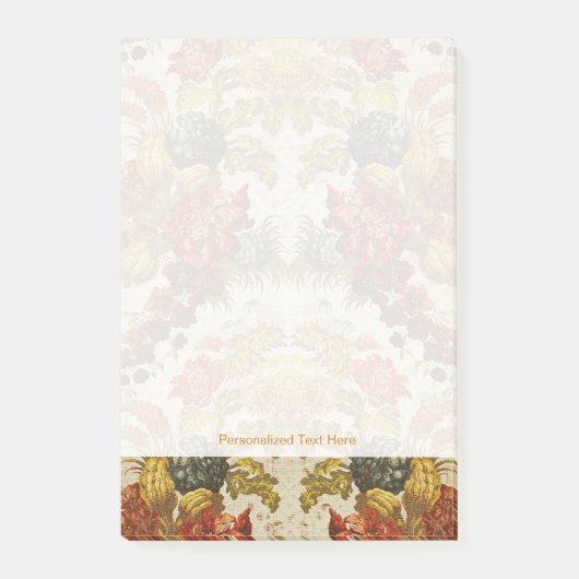 Post-it® Textile avec un motif floral de répétition (Devant)