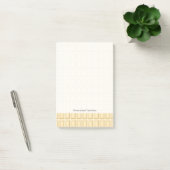 Post-it® Texture blanche de barre de chocolat (Bureau)