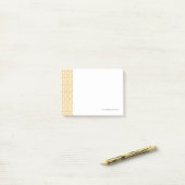 Post-it® Texture blanche de barre de chocolat (Sur un bureau)