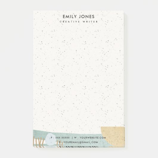 POST-IT® TEXTURE CÉRAMIQUE MODERNE ABSTRAITE GÉOMÉTRIQUE (Devant)