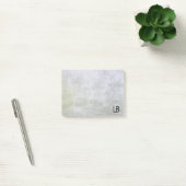 Post-it® Texture de fond de pierre ancienne monogramme (Bureau)
