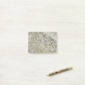 Post-it® Texture de glace glaciaire abstraite de la nature (Sur un bureau)