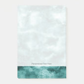 Post-it® Texture de marbre vert-foncé (Devant)