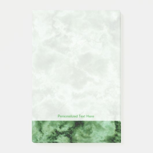 Post-it® Texture de marbre verte (Devant)