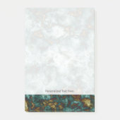 Post-it® Texture de marbre verte avec des veines (Devant)