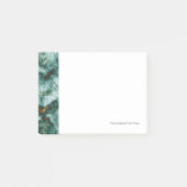 Post-it® Texture de marbre verte avec des veines (Devant)