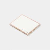 Post-it® Texture de peinture à l'huile d'or rose Bush (Incliné)