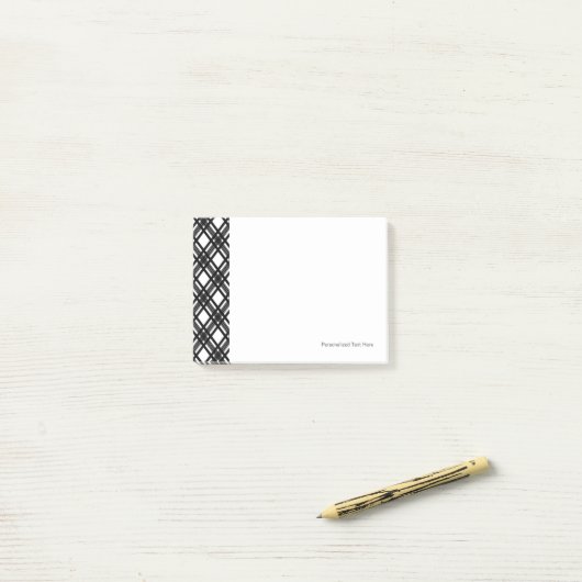 Post-it® Texture de rayures (Sur un bureau)