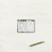 Post-it® Texture décorative de roche avec tout texte (Sur un bureau)