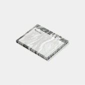 Post-it® Texture décorative de roche avec tout texte (Incliné)