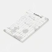 Post-it® Texture d'écorce d'arbre de tremble blanc personna (Incliné)