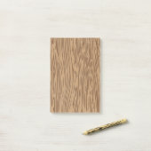 Post-it® Texture en bois de grain (Sur un bureau)