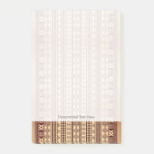 Post-it® Texture ethnique Brown (Devant)