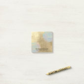 Post-it® Texture Parties scintillant Or Et Iridescente (Sur un bureau)