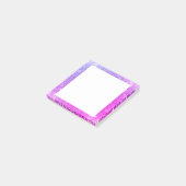 Post-it® Texture pourpre de Faux d'étincelle de parties (Incliné)