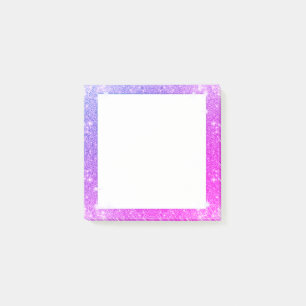 Post-it® Texture pourpre de Faux d'étincelle de parties