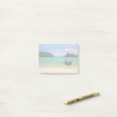Post-it® Thaïlande Travel Beach Photo avec Fishing Boat (Sur un bureau)