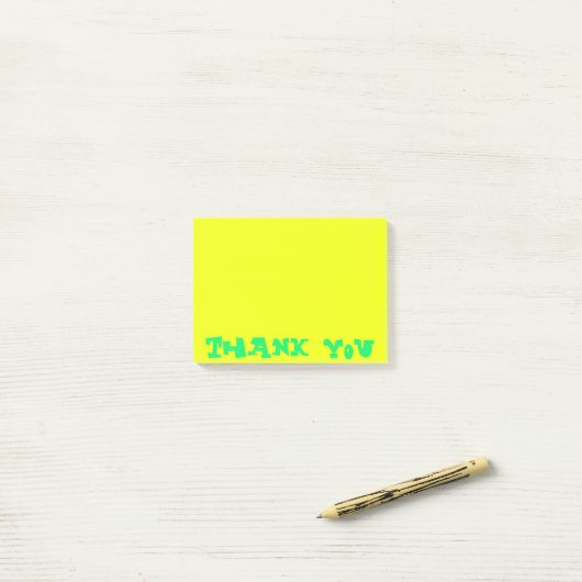 Post-it® Thank you (Sur un bureau)