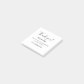 Post-it® Thank you for purchase pink family business detail (Incliné)