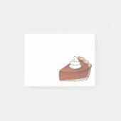 Post-it® Thanksgiving Citrouille Pie Slice Foot Post Son (Devant)