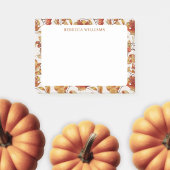Post-it® Thanksgiving Orange Fall Leaves Nom Modèle
