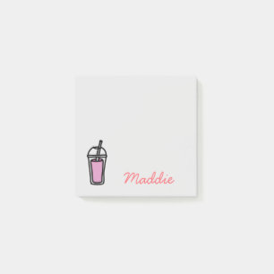 Post-it® Thé au lait Bulle Thé ado fille rose