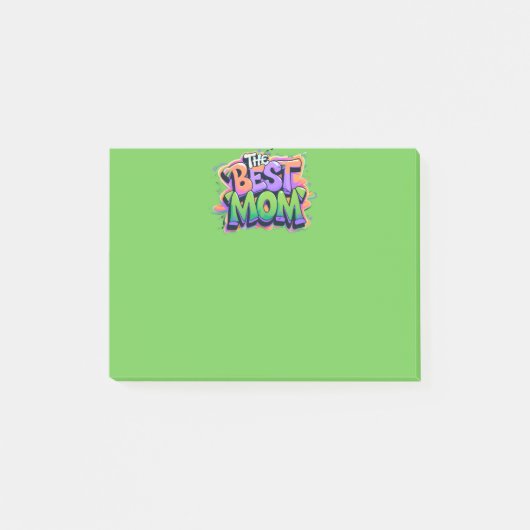 Post-it® The best mom style graffiti (Devant)